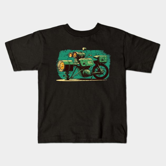 The Older Time Machine Kids T-Shirt by vamarik